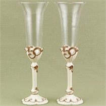 50th Anniversary Goblets - Set of 2
