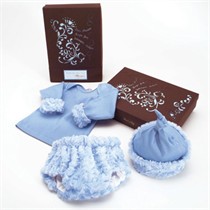 Birth Day Box for Baby Boy - 3 Piece Layette Set