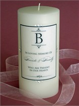Black Crown Expression Swarovski Crystal Memorial Candle