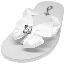 Katelynn - Bridal Flip Flops - Flat Heel - 56 Colors