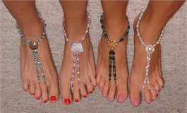 BEACH BAREFOOT SANDALS - 23 Designs