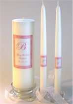 Monogrammed Unity Candles - 14 Designs