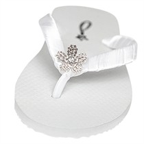 Camellia - Bridal Flip Flops - Flat Heel - 56 Colors