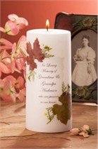 Autumn Memorial Candle