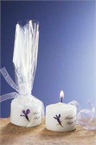 Blue Lobelia Mini Candle Favor