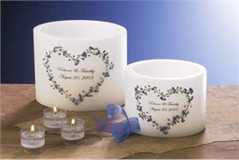 Forget Me Not Keepsake Wax Lantern - Small