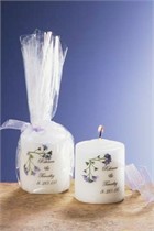 Forget Me Not Small Candle Favor