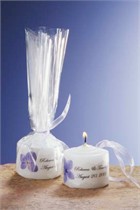 Hydrangea Blue Mini Candle Favor