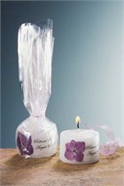 Hydrangea Purple Mini Candle Favor