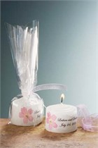 Pink Verbena Mini Candle Favor