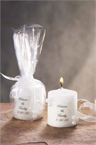 Pearl Small Candle Favor