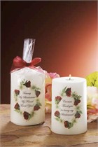 Rose Bouquet Bridesmaid Candle