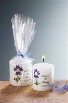 Violet Bouquet Small Candle Favor