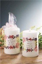 Wildflower Bridesmaid Candle