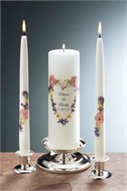 Wildflower - Personalized Unity Candle & Matching Tapers
