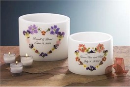 Wildflower Keepsake Wax Lantern - Small