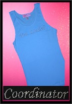 Custom Tank Top With Rhinestones
