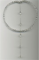 Joyce Choker Necklace & Back Dangle