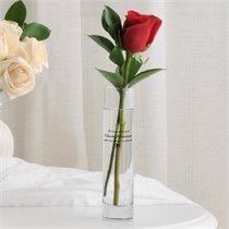Personalized Memorial Bud Vase - 8 Ink Colors