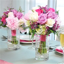 Flower Bouquet Reception Vase - Bridesmaid Gift & Maid of Honor Gift