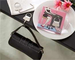 Purse Valet Stainless-Steel Handbag Holder 