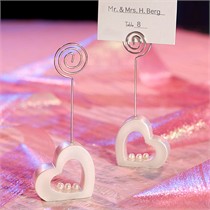 Heart Design Place Card Holder 