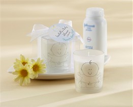Baby Shower Favors - Heaven Scent  Baby Powder Fresh Scented Votive 