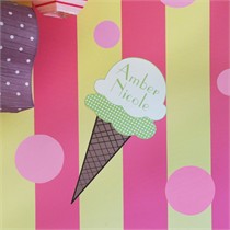 Ice Cream Cone Wall Decal