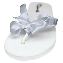 Kate - Flower Girl Flip Flops - 60 Ribbon Colors