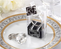 With This Ring Engagement Ring Keychain