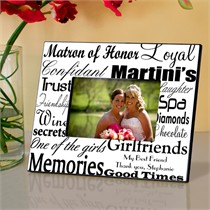 Matron of Honor Gifts - Personalized Matron of Honor Frames - 7 Designs