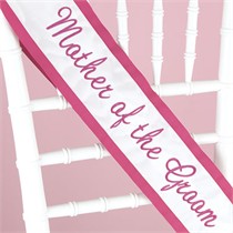 Mother of the Groom Sash