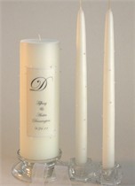 Pearl Unity Candles <br> 2 Designs