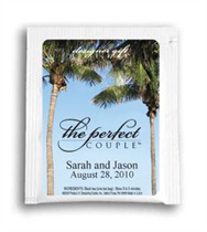 Tea Wedding Favor - The Perfect Couple - Palm Trees Photo