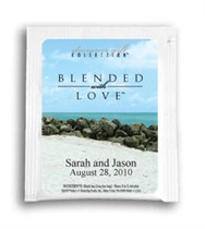 Tea Wedding Favor - Blended With Love - Sandy Beach Photo