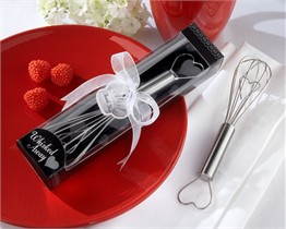 Wedding Favors - Whisked Away Heart Whisk Wedding Favor