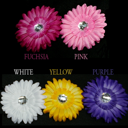 Bridal Flip Flop Daisy Colors
